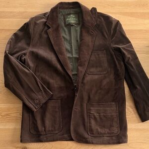 Orvis Dark Brown Suede Blazer